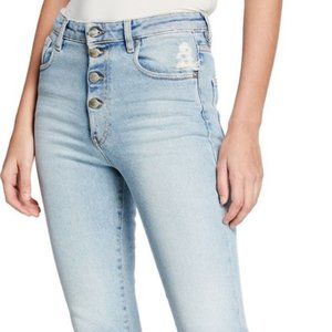 IRO Gaety Slim High-Rise Jeans Size 28